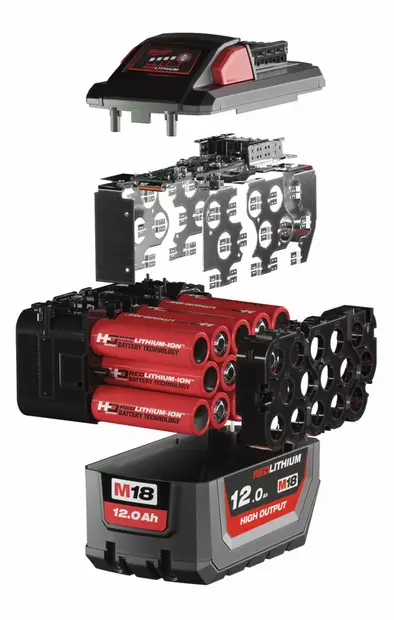 Milwaukee M18 12.0Ah Akku HB12 - Milwaukee Akut ja Laturit - 4932464260 - 2