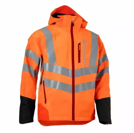 Husqvarna Technical Vent High Viz Metsurin Sadetakki - Takit ja housut metsätöihin - 5976626-42 - 1